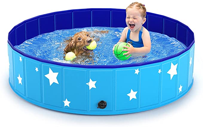 Photo 1 of Foldable Dog Pool for Large Dogs Hard Plastic Kiddie Pool, Portable Pet Bath Tub Outdoor Swimming Pool for Dogs Cats and Kids
FACTORY SEALED 