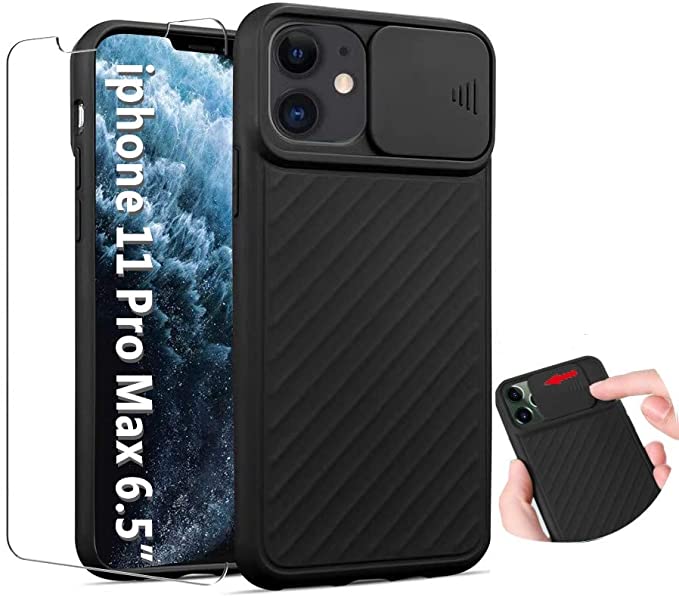 Photo 1 of 2PC LOT
Folmeikat iPhone 11 Pro Max Screen Protector Protective Phone Shockproof Soft TPU,with Camera Cover, Protective with Slide Camera Cover Case 6.5" (Black)

[2+2 Pack] BAZO Screen Protector and Camera Lens Protector for LG stylo 7 4G, [Anti-Scratch]