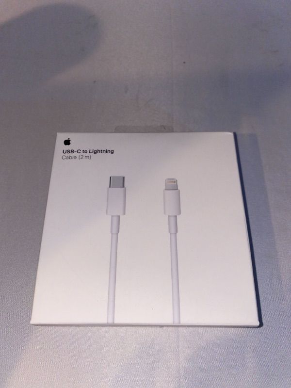 Photo 2 of Apple Lightning to USB-C Cable (2 m)
FACTORY SEALED 