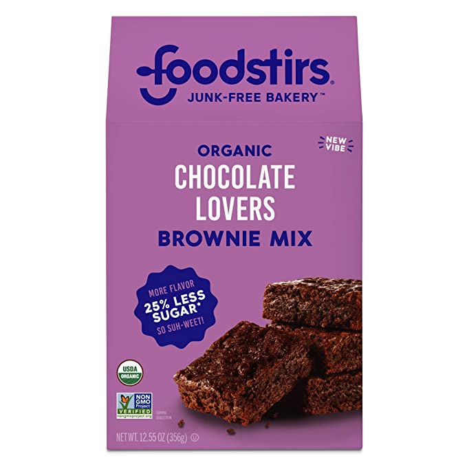 Photo 1 of 3PC LOT
Foodstirs Junk-Free Bakery Organic Chocolate Lovers Brownie Baking Mix, 12.55 Oz | Non-GMO | Low Sugar, 3 COUNT 
EXP 11/22/2021