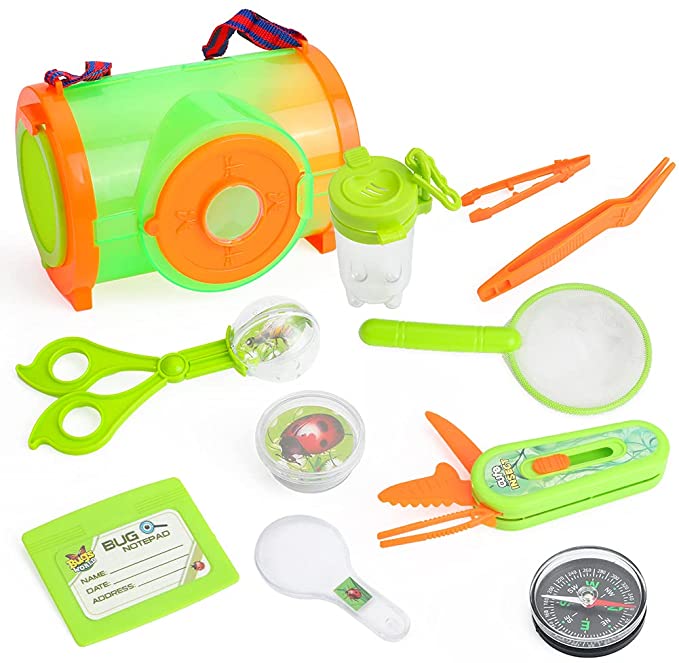 Photo 1 of 2PC LOT
RESTCLOUD Bug Catcher Kit for Kids Toys Outdoor Explorer Kit with Butterfly Net, Magnifying Glass, Critter Case Great Toys Kids Gift for Boys and Girls Age 3-12 Year Old Camping Hiking, 2 COUNT
FACTORY SEALED 