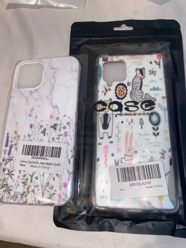 Photo 3 of 2PC LOT
OOK Galaxy A42 5G Case Plants and Animals Pattern Design for Girls Women 4 Corner Protection TPU & PC Anti-Drop Shock Resistant Cover for Galaxy A42

A-Focus Case Compatible with iPhone 12 Pro Max Case Marble Floral, Marble Flower Texture Frosted 