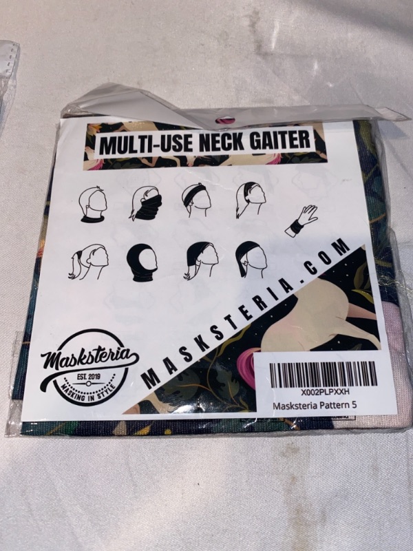 Photo 3 of 3PC LOT
SKULL NECK GAUITER, 2 COUNT

MULTI USE NECK GAUITER, PINK HORSE