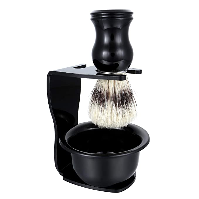 Photo 1 of Aethland Mens Shaving Brush Set, Badger Hair Brush with Black Handle, Acrylic Shaving Razor Holder Stand and Soap Bowl, Shaving Brush Kit Perfect for Men Gift
FACTORY SEALED