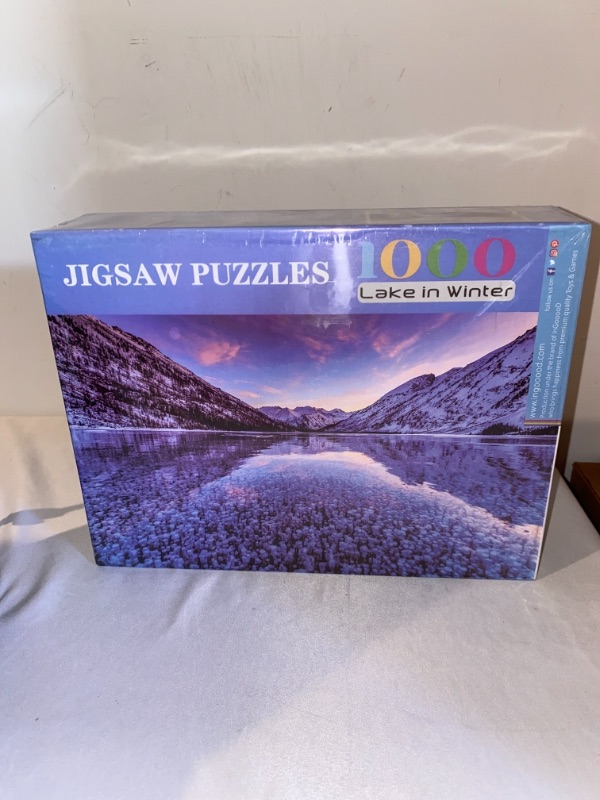 Photo 2 of Ingooood- Jigsaw Puzzles 1000 Pieces for Adult- Tranquil Series- Lake in Winter_IG-1282 Entertainment Wooden Puzzles Toys
FACTORY SEALED