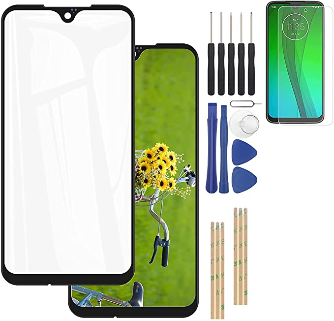 Photo 1 of 2PC LOT
YHX-US Front Glass for Motorola Moto G7 XT1962 XT1962-4 Front Screen Replacement Touch Screen Outer Lens Panel + Tools - Not LCD and Touch Digitizer

MRSTERUS Wallet case LG Velvet 5G Case Premium PU Leather flip Case Shockproof Magnetic Stand Pro