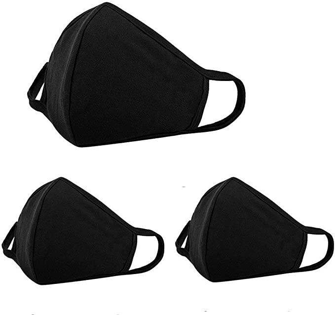 Photo 1 of 3PC LOT
3 Pack Face Cover Unisex - Adjustable Reusable Cotton Warm Mouth Cover for Outdoor, 
3 COUNT 9PCS