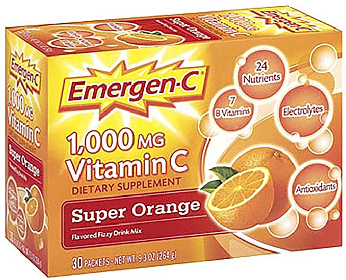 Photo 1 of 2PC LOT
Emergen-C Super Orange 30 pkts, 2 COUNT
EXP 11/2022