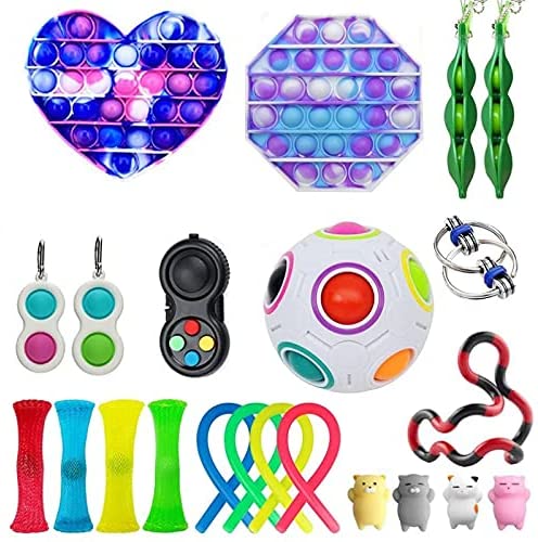 Photo 1 of Jawhock 24 Pack Sensory Fidget Toys Set, Stress Relief and Anxiety Reduction, Perfect for Brithday Party Favors and Christmas Stocking Suffers
FACTORY SEALED 