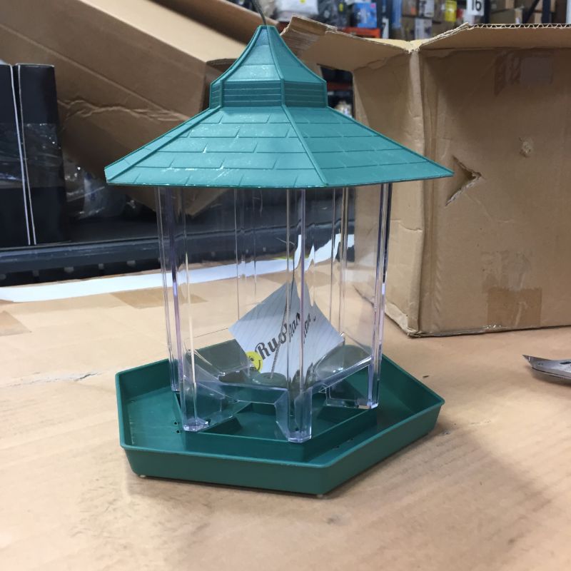 Photo 1 of Bird Feeders for Outside Hanging,Bird Seed for Outside Feeders for Garden Yard Outdoor Decoration (Green)