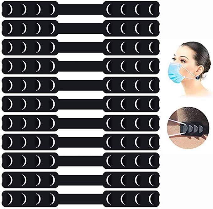 Photo 1 of 2PC LOT
LDream 10 Pack Mask Hook Strap Buckle, 4 Gears Adjustable Ear Savers for Masks, Relieves Discomfort and Pain in Your Ears, Ear Protector Compatible with All Kinds of Mask, 2 COUNT