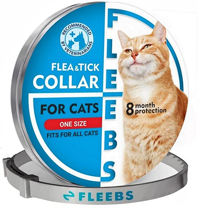 Photo 1 of 2PC LOT
Flea Collar for Cats and Kittens, Flea and Tick Prevention for Cats, Natural Cat Flea Collar 8 Month Protection Fits All Cats, Random Design, 2 COUNT