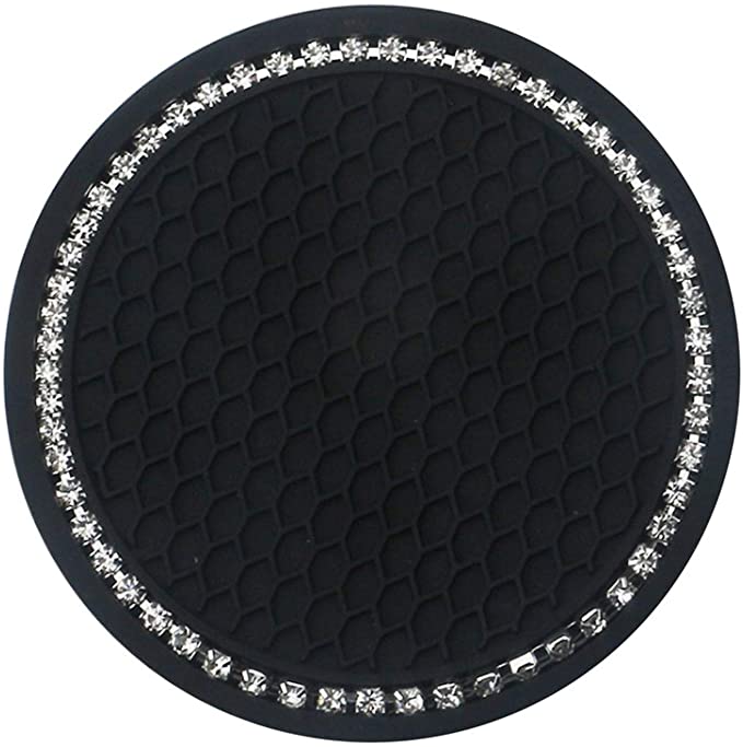 Photo 1 of 6PC LOT
Car Coasters, 2 Packs Bling Car Cup Holder Coasters for Drinks Absorbent, Anti Slip Car Cup Holder Mat Car Interior Accessories 2.76 inch (Diamond Black), 6 COUNT