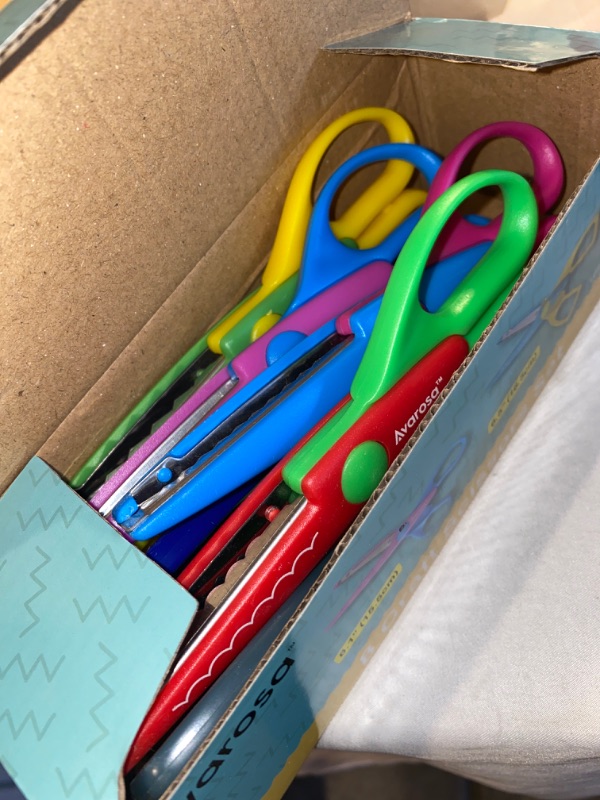 Photo 1 of 2PC LOT
Pentel Eraser Refill for Pentel Pencils, 3/Tab, 1 Tab/Pack, White (PENZ21)

Colorful Decorative Paper Edge Scrapbooking Kids Craft Scissors Set, 8 Pack, Sharp and Durable Blade, Easy to Use. Ideal for Kids, Children, Scrapbooking, DIY Photos.