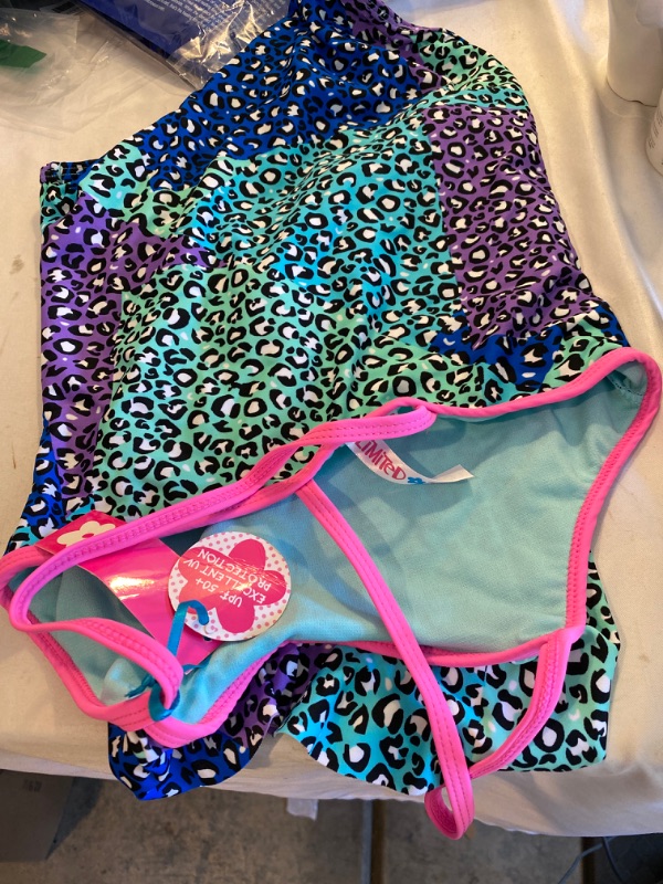 Photo 2 of Limited Too Girls' Printed One Piece Swimsuit, SIZE 10/12