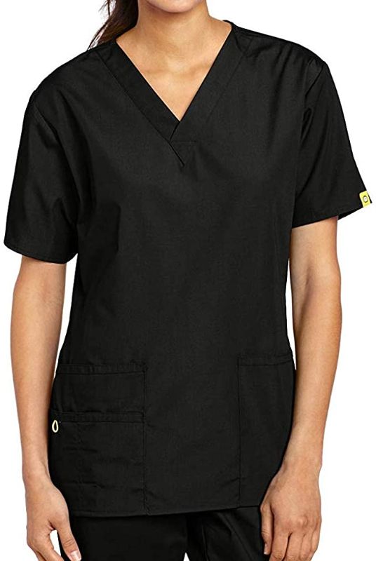 Photo 1 of WonderWink Women's Scrubs Bravo 5-Pocket V-Neck Top, SIZE XL