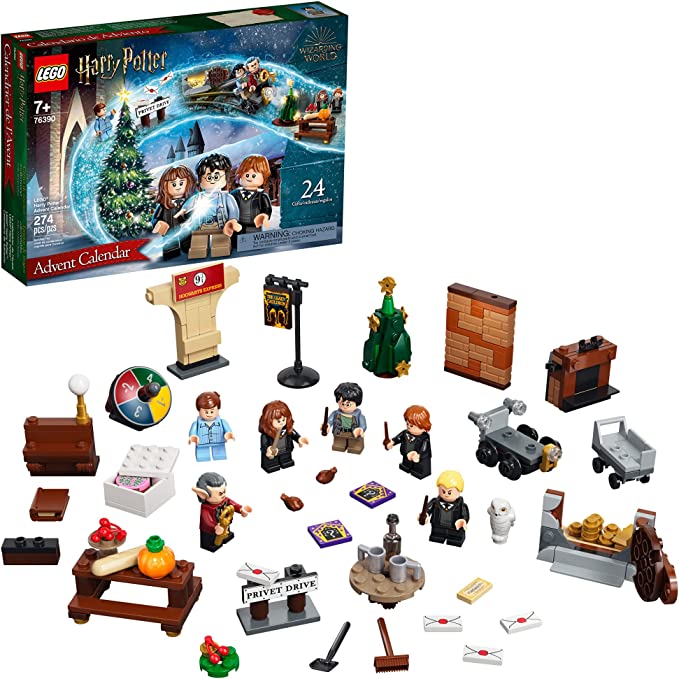 Photo 1 of LEGO Harry Potter Advent Calendar 76390 for Kids; 24 Cool Harry Potter Toys Including 6 Minifigures; New 2021 (274 Pieces), DAMAGED BOX 