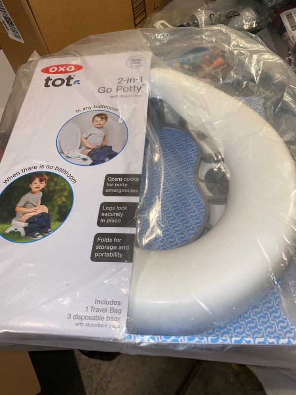 Photo 2 of OXO Tot 2-in-1 Go Potty - Gray, USED 