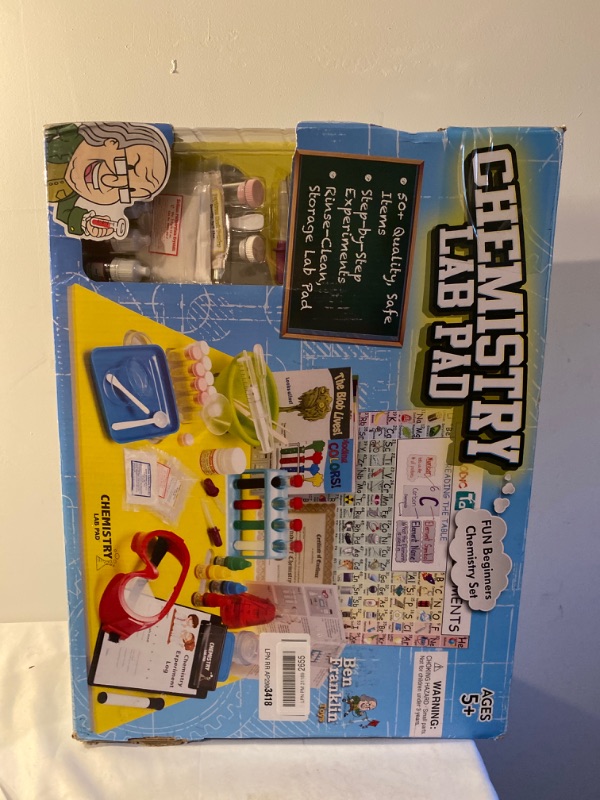 Photo 2 of Ben Franklin Toys Chemistry Lab Pad Science Kit