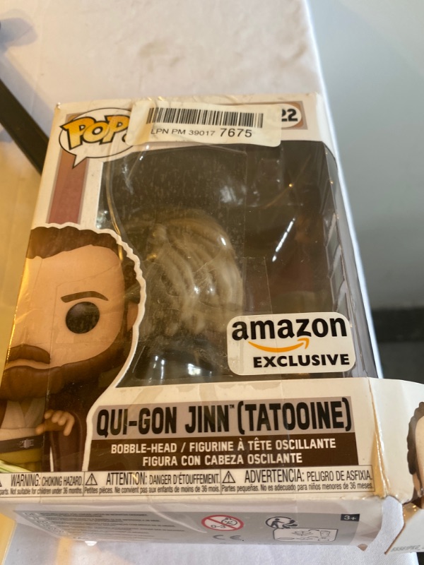 Photo 2 of POP Funko Star Wars: Adventures Across The Galaxy - Qui-Gon Jinn (Tatooine), Amazon Exclusive Vinyl Collectible Figure, Multicolor (55561)