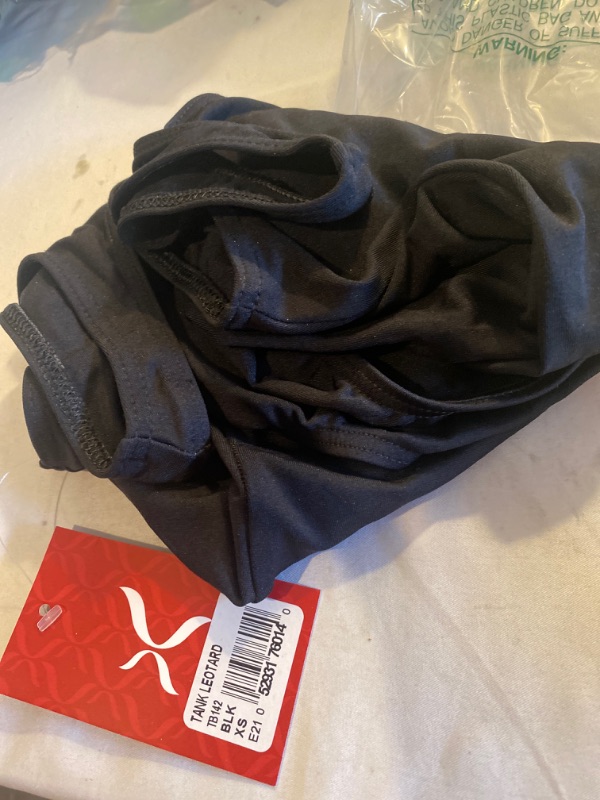 Photo 1 of Capezio Tank Leotard, SIZEVXS, BLACK 