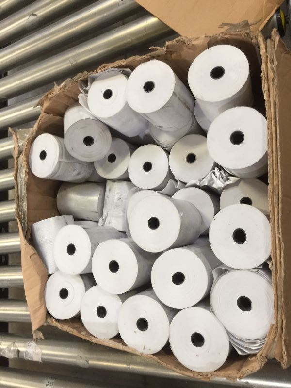 Photo 2 of TEK POS Paper 3 1/8 in x 230 ft Thermal Paper - MADE IN THE USA - BPA Free (50 Pack)