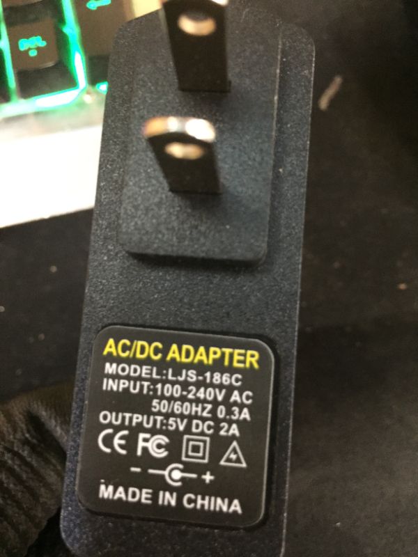 Photo 1 of 170 count of ac/dc adapter plug in color black 