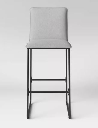 Photo 1 of 29" Upholstered Barstool w/Metal Frame - Room Essentials™
