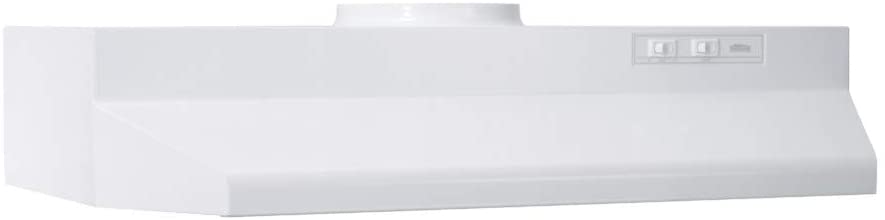 Photo 1 of Broan-NuTone 42000 Series 36 in. 230 Max Blower CFM Under-Cabinet Range Hood with Light in White