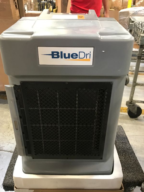 Photo 2 of BlueDri BD-130P 225PPD Industrial Commercial Dehumidifier with Hose for Basements in Homes and Job Sites, Gray