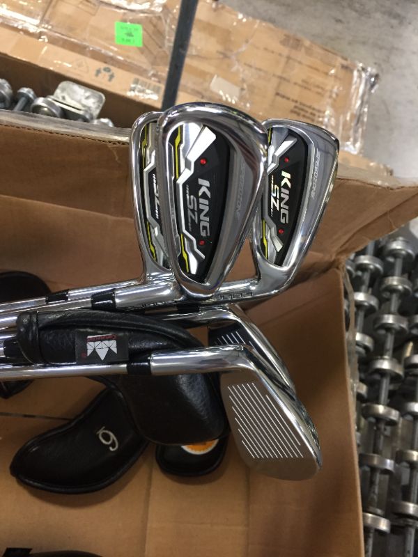 Photo 3 of 6 golf clubs 4 iron 5 iron 6 iron 7 iron 8 iron 9 iron King size