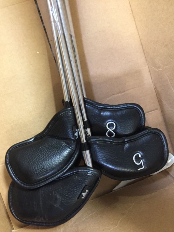 Photo 1 of 6 golf clubs 4 iron 5 iron 6 iron 7 iron 8 iron 9 iron King size