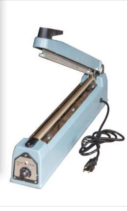 Photo 1 of Hand-Operated Aluminum Shell 16" Impulse Heat Poly Bag Sealer
