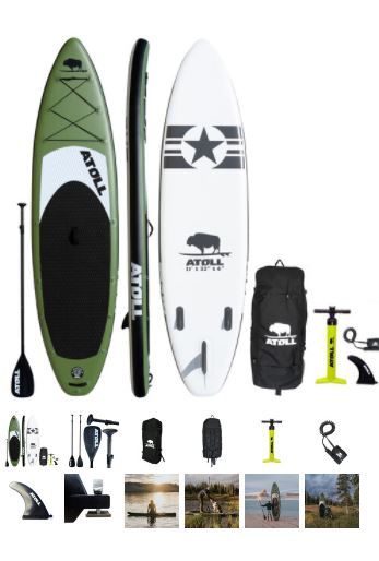 Photo 1 of 2021 Army Green 11 ft Inflatable Stand Up Paddle Board