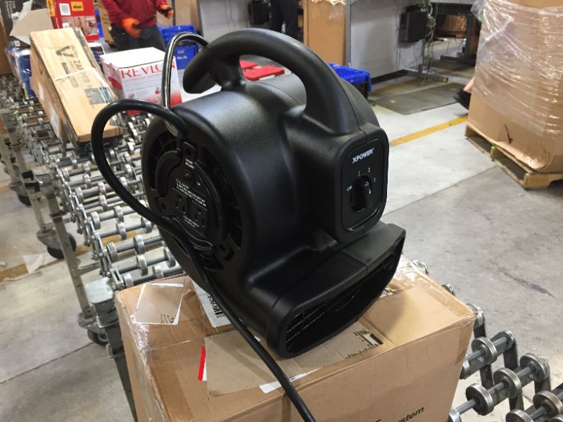 Photo 2 of Xpower P-80A-Black 600 CFM Multipurpose Mini Mighty Utility Air Mover Blower