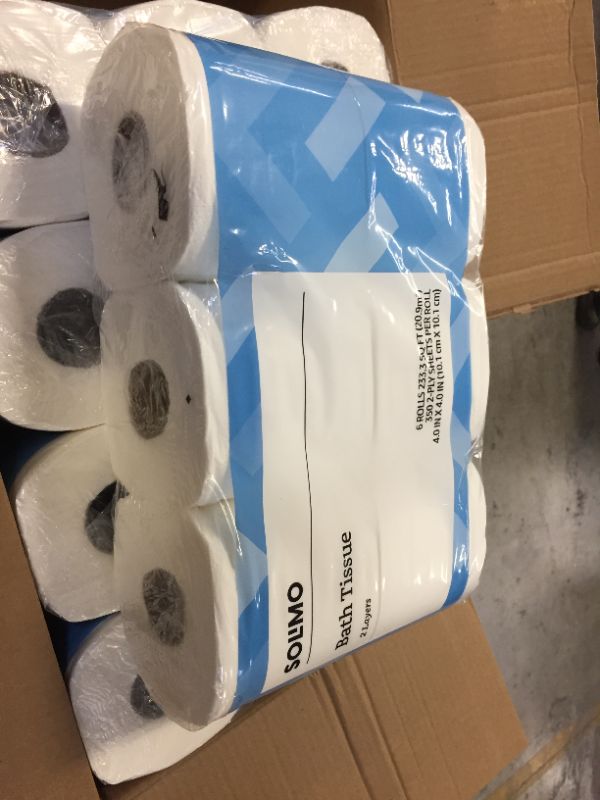 Photo 3 of Amazon Brand - Solimo 2-Ply Toilet Paper