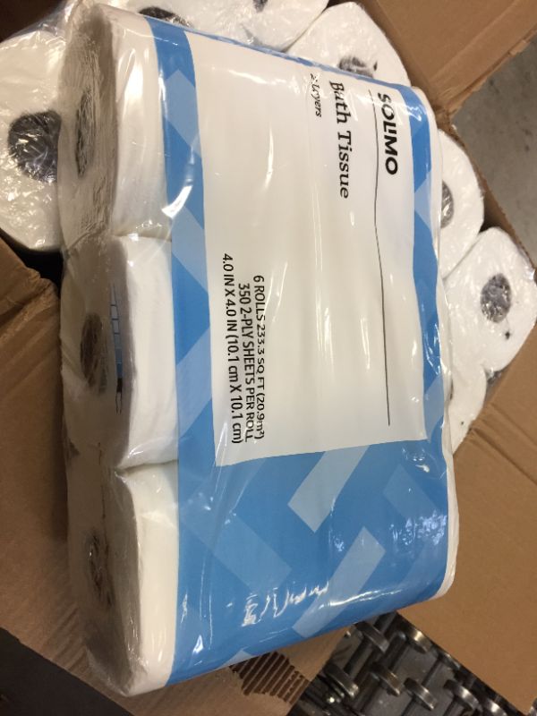 Photo 1 of Amazon Brand - Solimo 2-Ply Toilet Paper