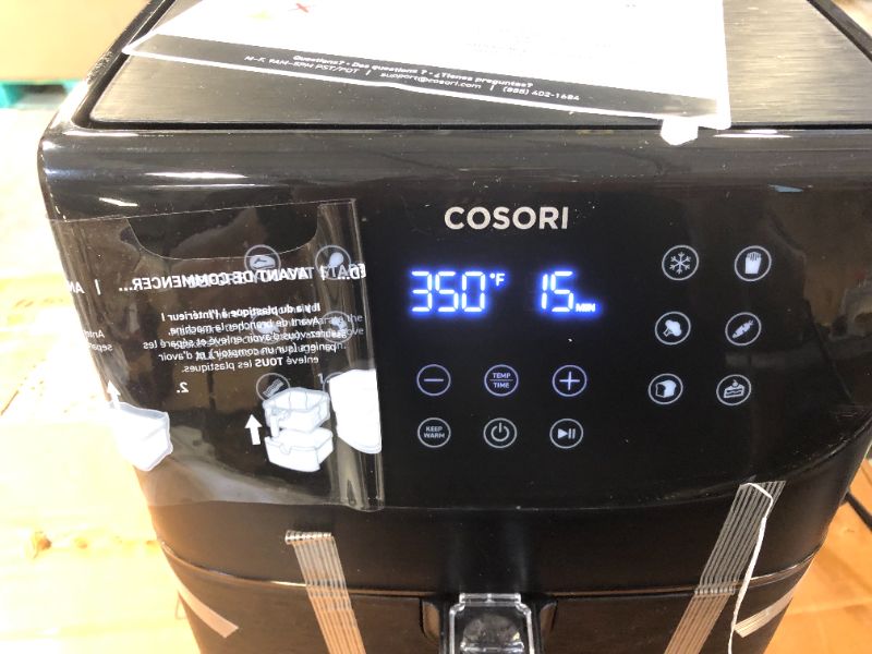 Photo 6 of Cosori Air Fryer,Max XL 5.8 Quart,1700-Watt Electric Hot Air Fryers Oven-