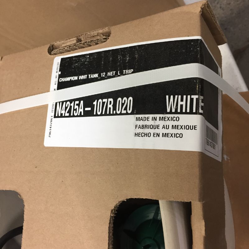 Photo 8 of American Standard -- read notes -- 4149A104.020 Champion-4 HET Toilet Tank, White, 9.1 in wide x 18 in tall x 14.7 in deep