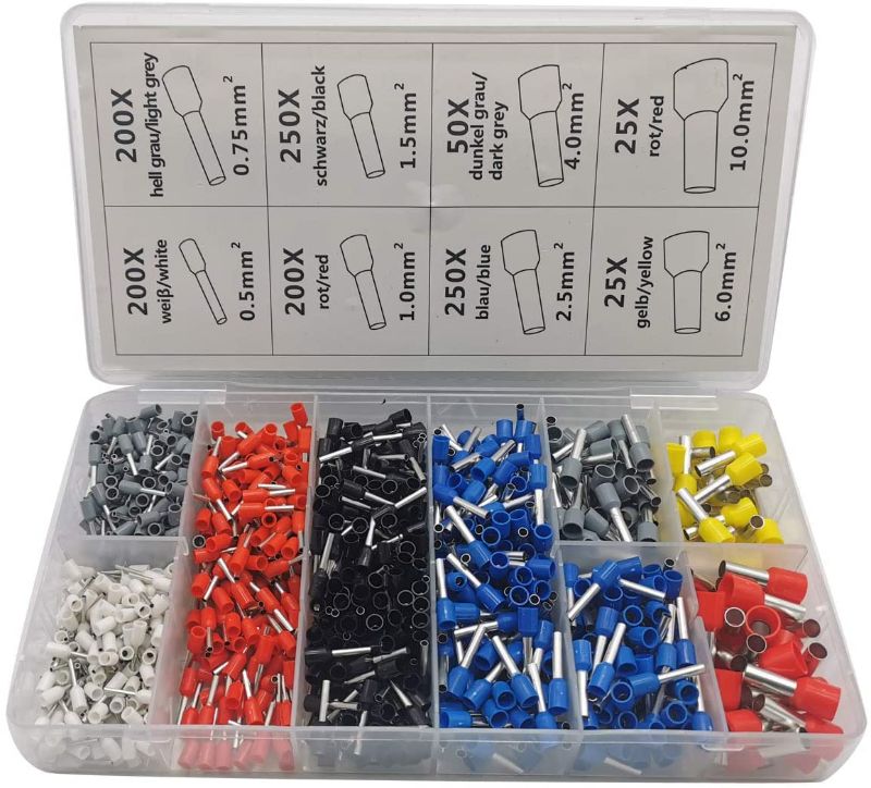 Photo 1 of 1200Pcs Assorted Wire Crimping Tool Kit Wiring Connector Crimp Terminal Set

