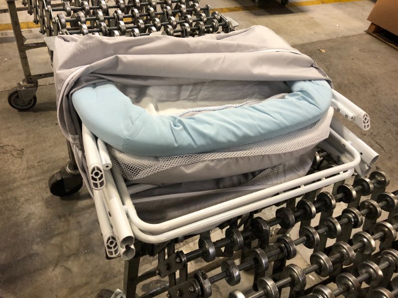 Photo 3 of Dream On Me, Traveler Portable Bassinet, Twinkle Grey
