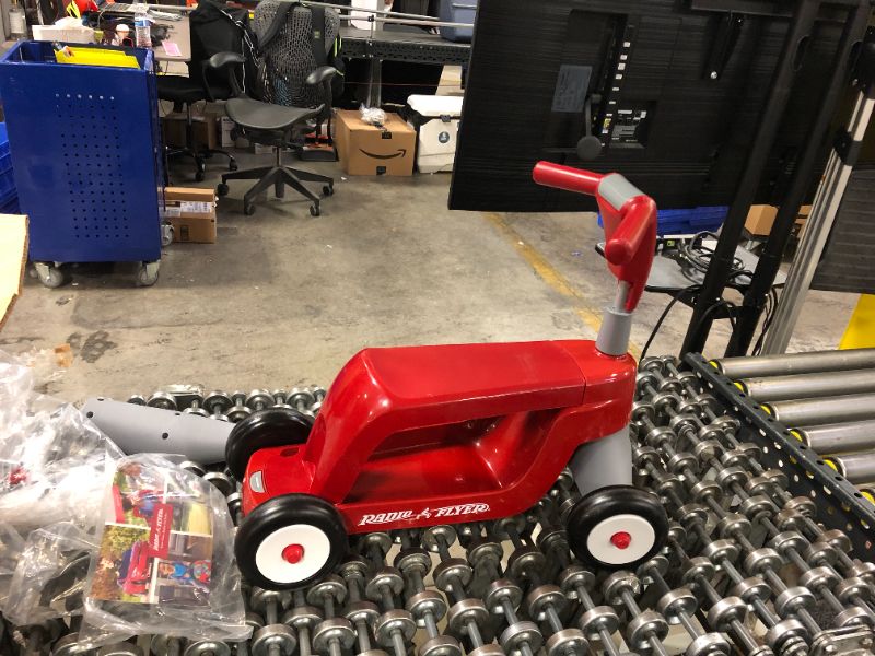 Photo 2 of Radio Flyer Scoot 2 Scooter, Toddler Scooter or Ride on, Ages 1-4,Red
