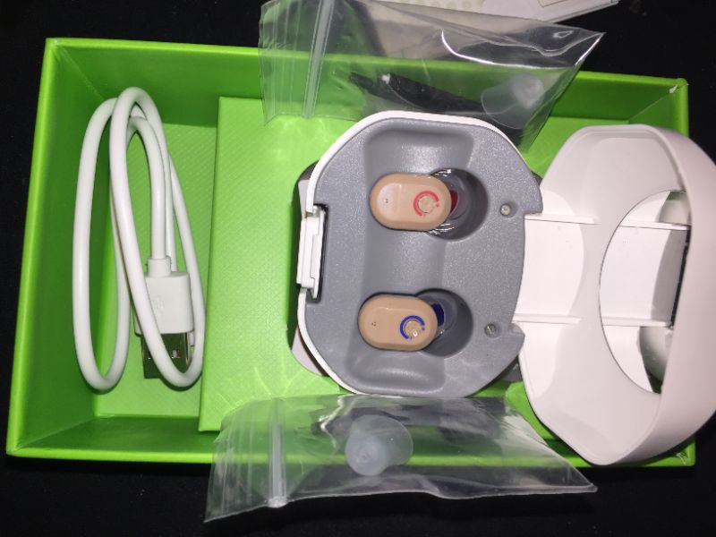 Photo 1 of 2 PACK HEARING AID PIECES FOR EARS 