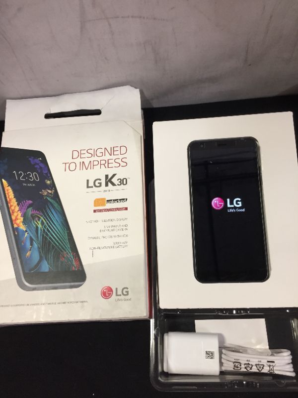 Photo 2 of LG K30 2019 16GB Unlocked Smartphone, Black