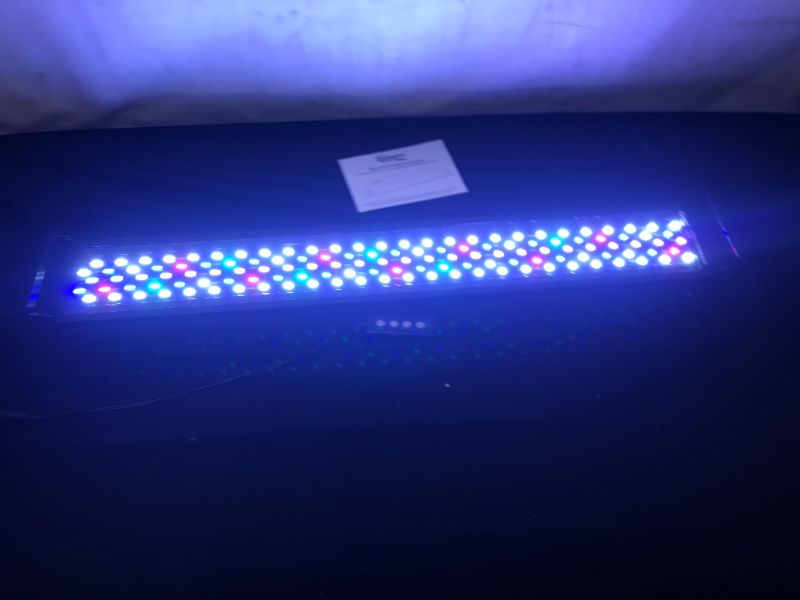 Photo 3 of hygger 26W 24/7 Lighting Aquarium LED Light, Sunrise-Daylight-Moonlight Mode and DIY Mode, Adjustable Timer Adjustable Brightness Fish Tank Light with Extendable Bracket 7 Colors for Planted Tank
