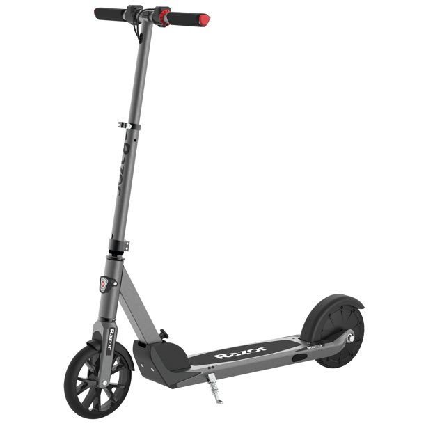 Photo 1 of Razor E Prime Adult Electric Scooter - Up to 15 mph, 8 In. Airless Flat-free Tires, Rear Wheel Drive, 250W Brushless Hub Motor, Lightweight Aluminum Frame, Anti-Rattle System, Foldable
