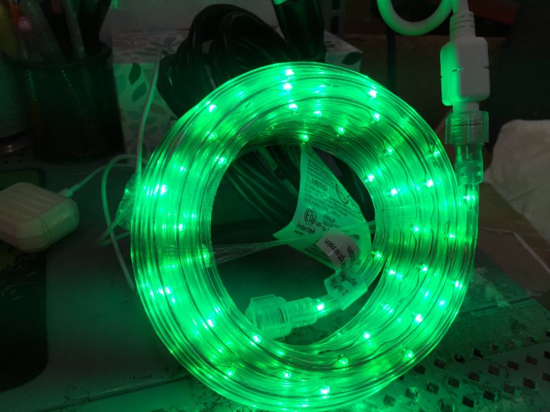 Photo 3 of  led rope light that is green---Philips Hue Smart Outdoor Lightstrip, 2m/7ft,
