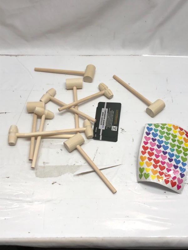 Photo 1 of 10 MINI BUILDING BLOCK HAMMERS AND STICKERS FOR KIDS 