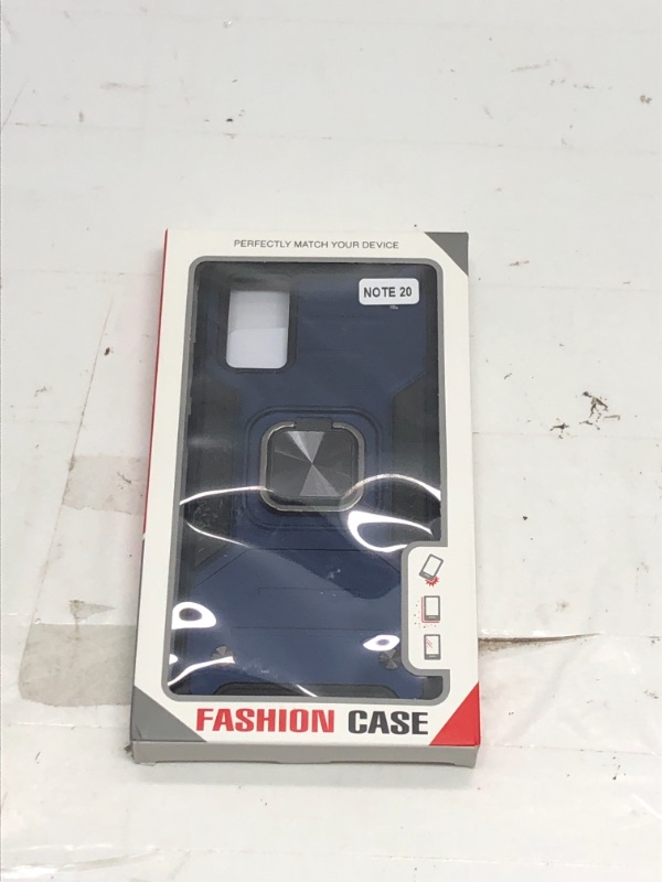 Photo 1 of NOTE 20 PHONE CASE NAVY BLUE WITH RING FINGER HOLDER