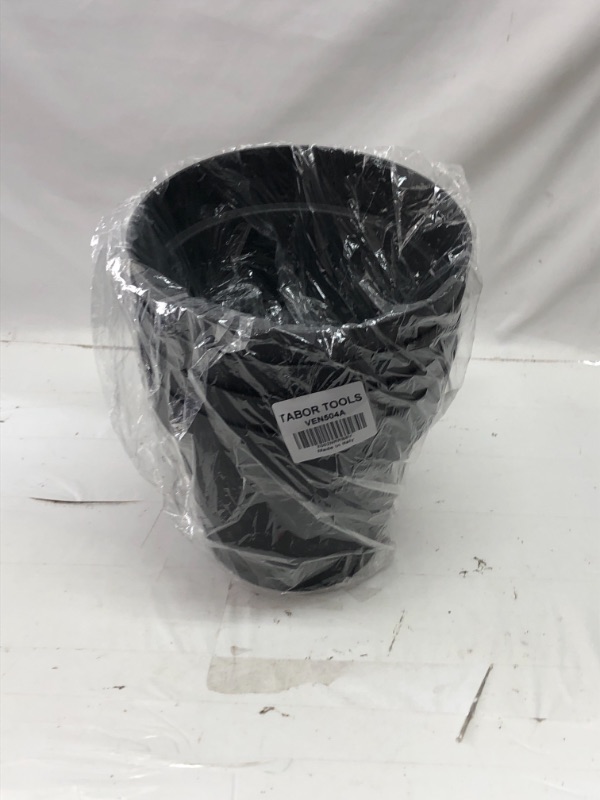 Photo 1 of 4 PACK BLACK PLANT POTS WITH DRAIN HOLE 